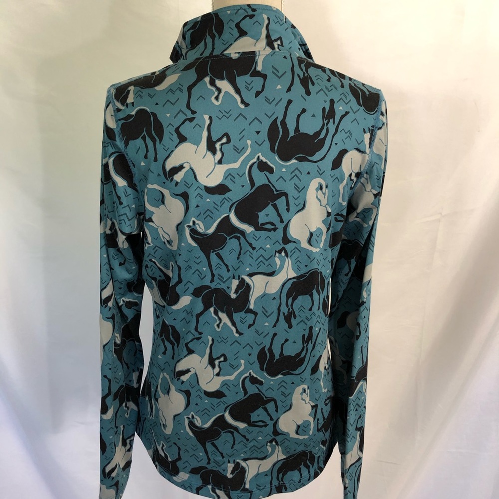 Kerrits Equestrian Horse Sense Zip Riding Shirt M - Picture 5 of 6